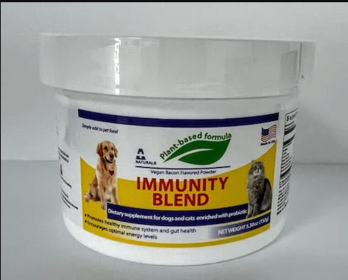 A-Plus Naturals plant-based Immunity blend for cats and dogs