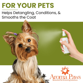 4.5 Oz. Dog Coat Olive Oil Detangling Spray