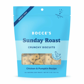 Bocce's Bakery Sunday Roast Biscuit Bags Dog Treats 5oz