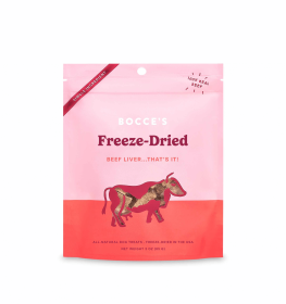 Bocce's Bakery Beef Liver Freeze Dried Treats 3oz