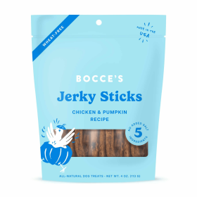 Bocce's Bakery Chicken Grazers Jerky Sticks Dog Treats 4oz