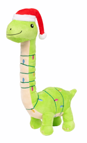 FuzzYard Lit-a-Saurus Plush Dog Toy