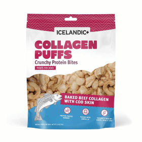 Icelandic+ Beef Collagen and Cod Skin Puffs Dog Bites 2.5oz