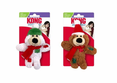 KONG Holiday Softies Bear Assorted