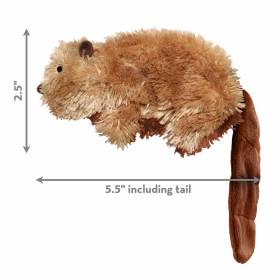 KONG(R) Dr. Noyz Beaver Plush Dog Toy Small