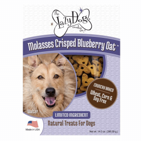 Lazy Dog Molasses Crisped Blueberry Oat Dog Treat 14oz