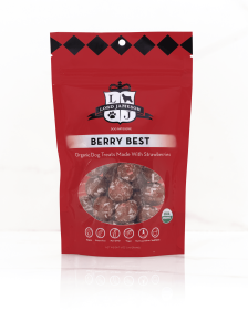 Lord Jameson Berry Best Organic Soft & Chewy Dog Treats 6oz