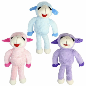 Pet Envy Floppy Lamb Chop Plush Dog Toy Assorted Colors