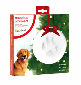 Pearhead Pawprints Ornament