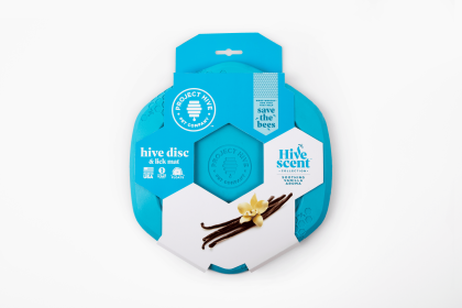 Project Hive Soothing Vanilla Scent Hive Disc & Lick Mat Blue