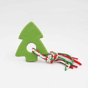 ZippyPaws Holiday ZippyTuff Teether Christmas Tree Dog Chew Toy - LLB Only