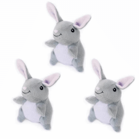 ZippyPaws Miniz 3 Pack Bunnies