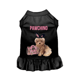 Miss Pawchino Dress (Color: Black, size: small)