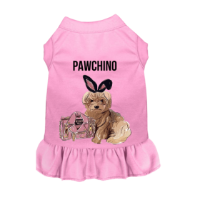 Miss Pawchino Dress (Color: Pink, size: X Small)