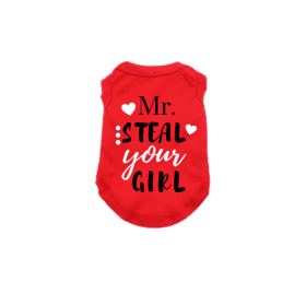 Mr. Steal Your Girl (Color: Red, size: X Small)