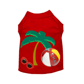 My CC Summer Vacation (Color: Red, size: medium)