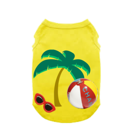 My CC Summer Vacation (Color: Yellow, size: X Small)