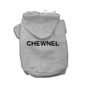 My Fab Chewnel Warm Dog Hoodie (Color: Grey, size: small)