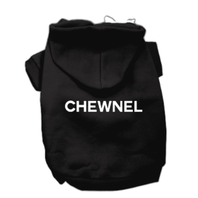 My Fab Chewnel Warm Dog Hoodie (Color: Black, size: large)