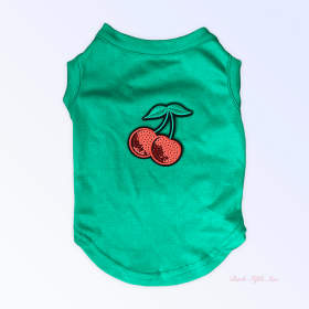 My Fabulous Cherry Tank (Color: Green, size: X Small)