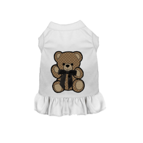 My Favorite Bear Dog (Color: White, size: small)