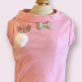 My Fuzzy Easter Bunny Dog Shirt (size: 2X Large)