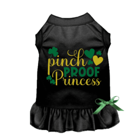 Pinch Proof Princess Dress (Color: Black, size: X Small)