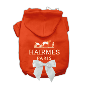 My Everyday Hairmes Dog Hoodie (size: small)