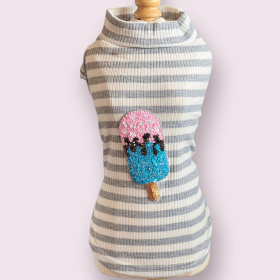 My Ice Cream Pullover- Dog Sweater (size: XS)