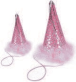 Outward Hound Party Hats (Color: Pink, size: small)