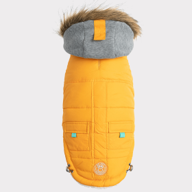 GF Pet  Winter Sailor Parka (Color: Yellow, size: 2XS)