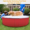 4X4FT Foldable Pet Swimming Pool PVC Kiddie Baby Dog Swim Pool Bathing Tub Playmat Kids Pools