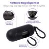 16FT Retractable Dog Leash Extendable Pet Leash Dog Walking Leash with Flashlight RGB Light 2 Rolls of Waste Bags Dispenser Fit for 66-110lbs